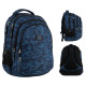 GoPack Dark Blue Teens Backpack with Chest Strap