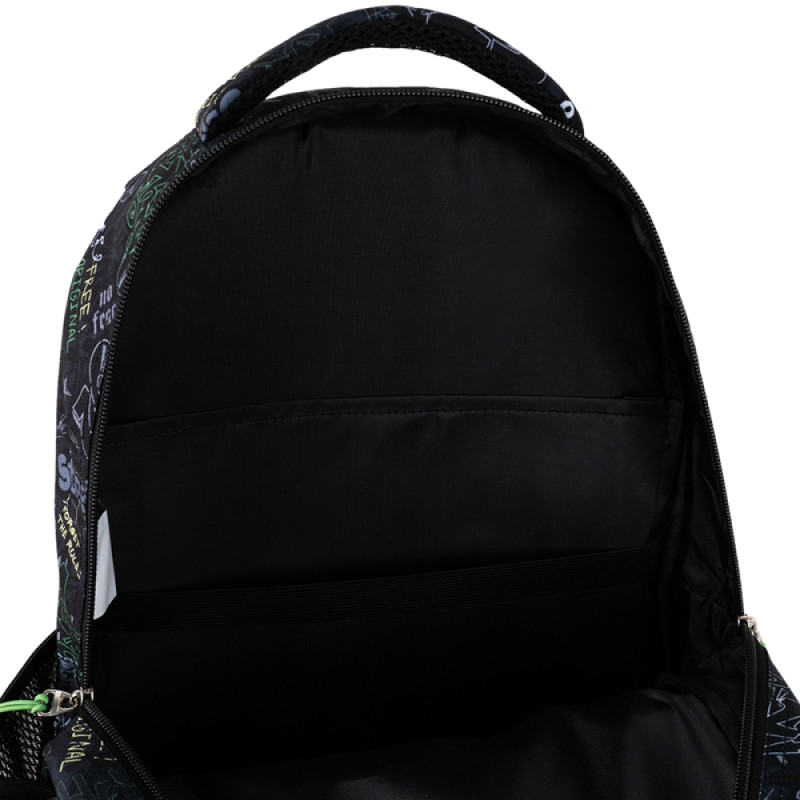 GoPack Teens Black Backpack for School & Daily Commutes