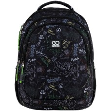 School backpack GoPack Teens Black