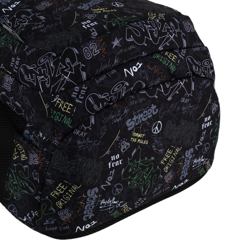 GoPack Teens Black Backpack for School & Daily Commutes