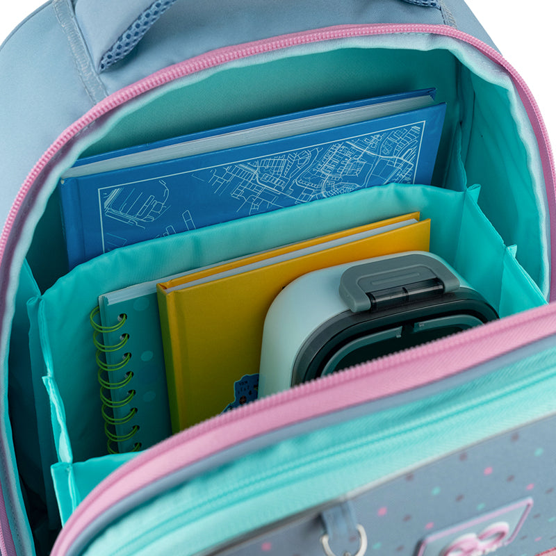 GoPack Girl Power School Backpack for Grades 1-4, Ergo Kids Back