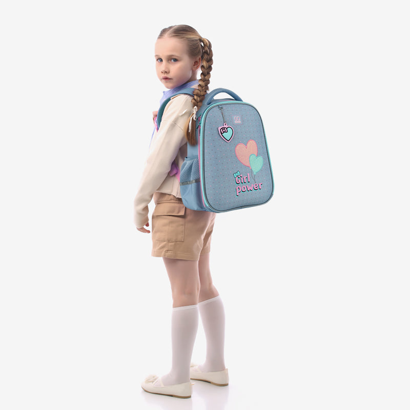 GoPack Girl Power School Backpack for Grades 1-4, Ergo Kids Back
