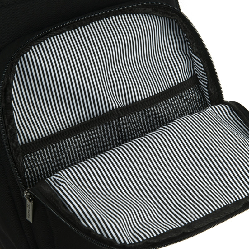 Black GoPack Teens Backpack with Laptop & Secret Pocket