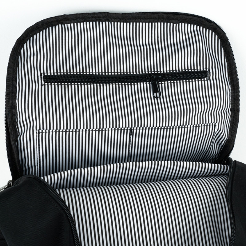 Black GoPack Teens Backpack with Laptop & Secret Pocket