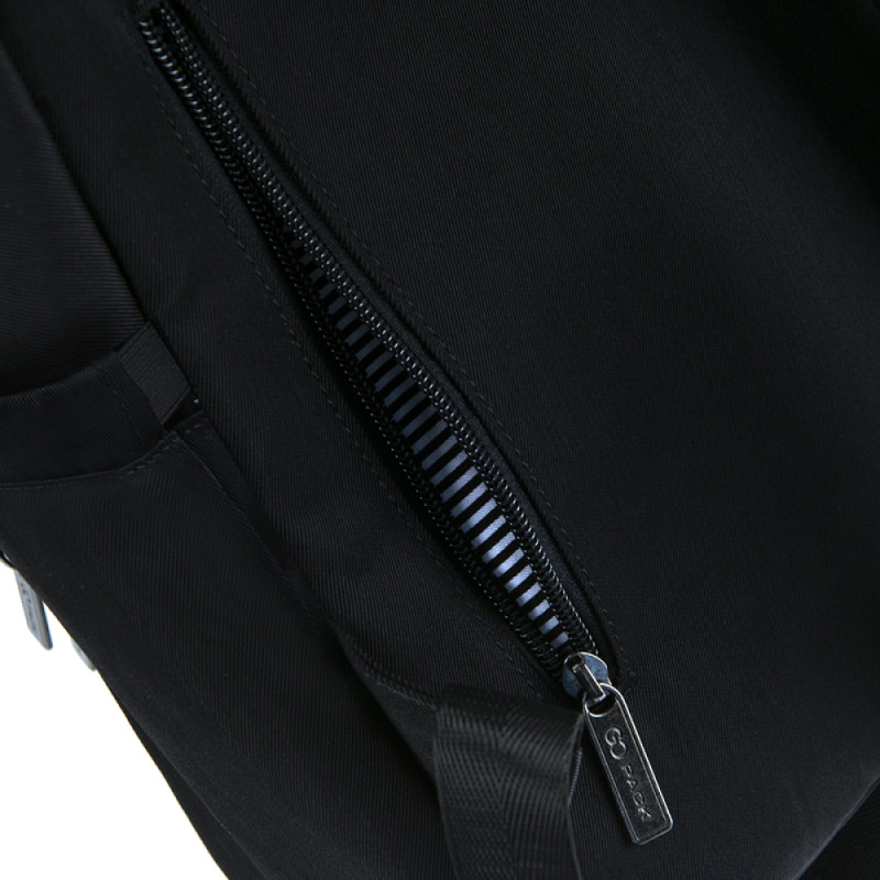 Black GoPack Teens Backpack with Laptop & Secret Pocket