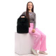 Black GoPack Teens Backpack with Laptop & Secret Pocket