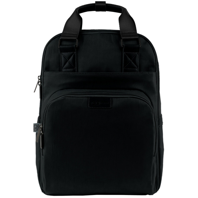 Black GoPack Teens Backpack with Laptop & Secret Pocket