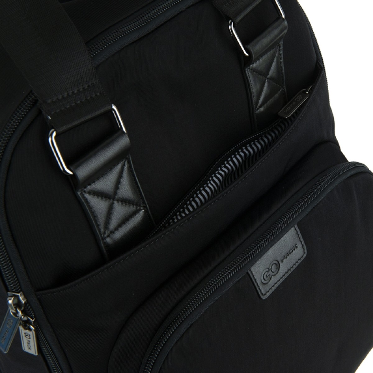 GoPack Black Urban Laptop Backpack