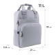 Beige GoPack Teens Backpack with Laptop & Secret Pocket