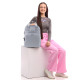 Beige GoPack Teens Backpack with Laptop & Secret Pocket
