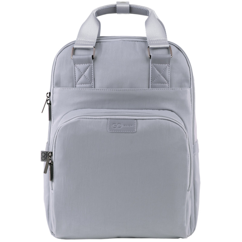 Beige GoPack Teens Backpack with Laptop & Secret Pocket