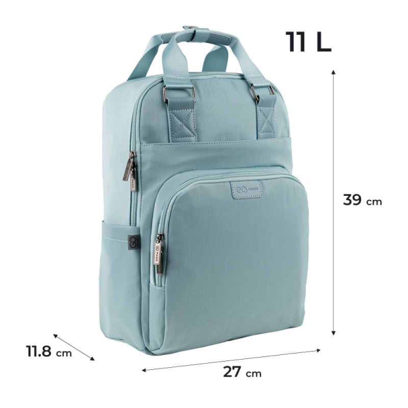 Mint GoPack Teens Backpack with Laptop & Secret Pocket
