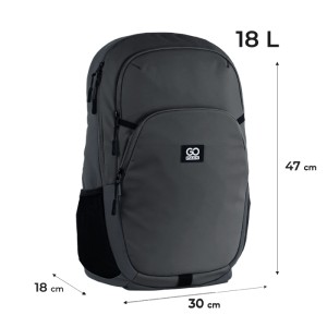 GoPack Gray Everyday Laptop Backpack