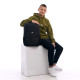 Black GoPack Teens Backpack with Laptop & Luggage Strap