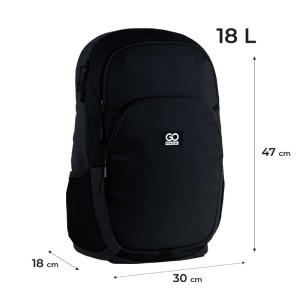 GoPack Black Everyday Laptop Backpack