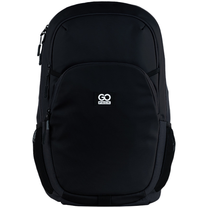 Black GoPack Teens Backpack with Laptop & Luggage Strap