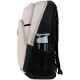 Beige GoPack Teens Backpack with Laptop Sleeve & Travel Strap