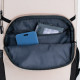 Beige GoPack Teens Backpack with Laptop Sleeve & Travel Strap
