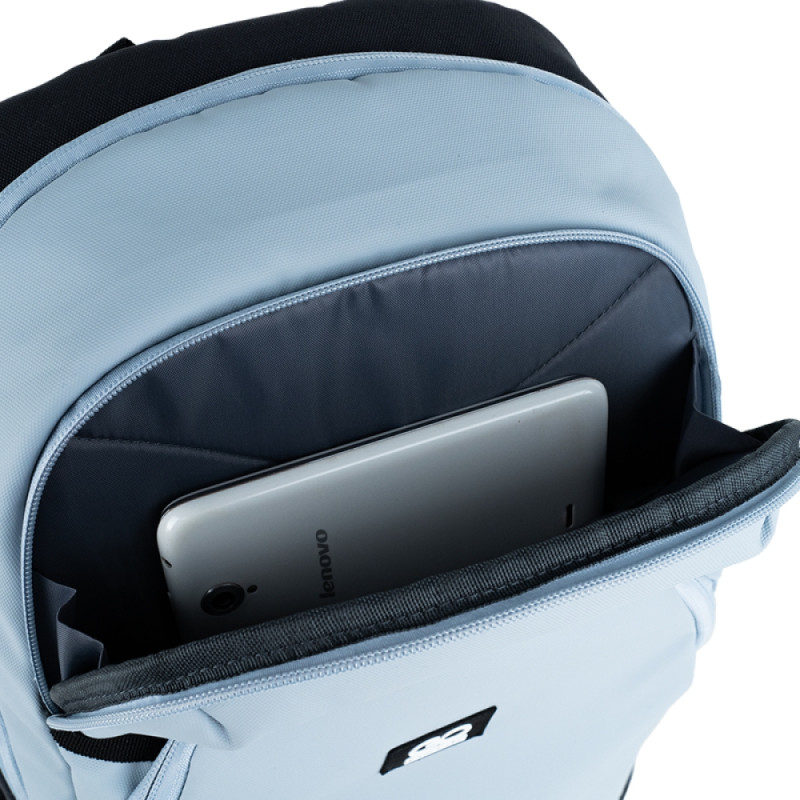 Light Blue GoPack Teens Backpack with Laptop & Travel Strap
