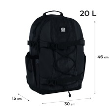 GoPack Black Ergonomic Backpack