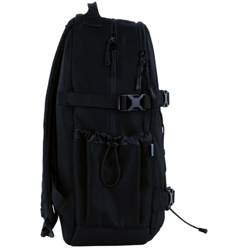 Black GoPack Teens Backpack with Dual Compartments & Laptop Sleeve
