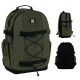 Khaki GoPack Teens Backpack with 2 Compartments & Laptop Pocket