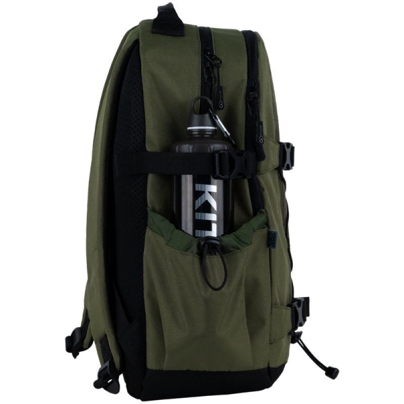Khaki GoPack Teens Backpack with 2 Compartments & Laptop Pocket