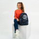 Black GoPack Teens Backpack with Laptop Sleeve & Secret Pocket