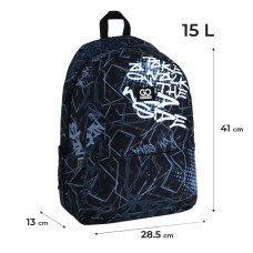 Backpack GoPack Education Teens Black