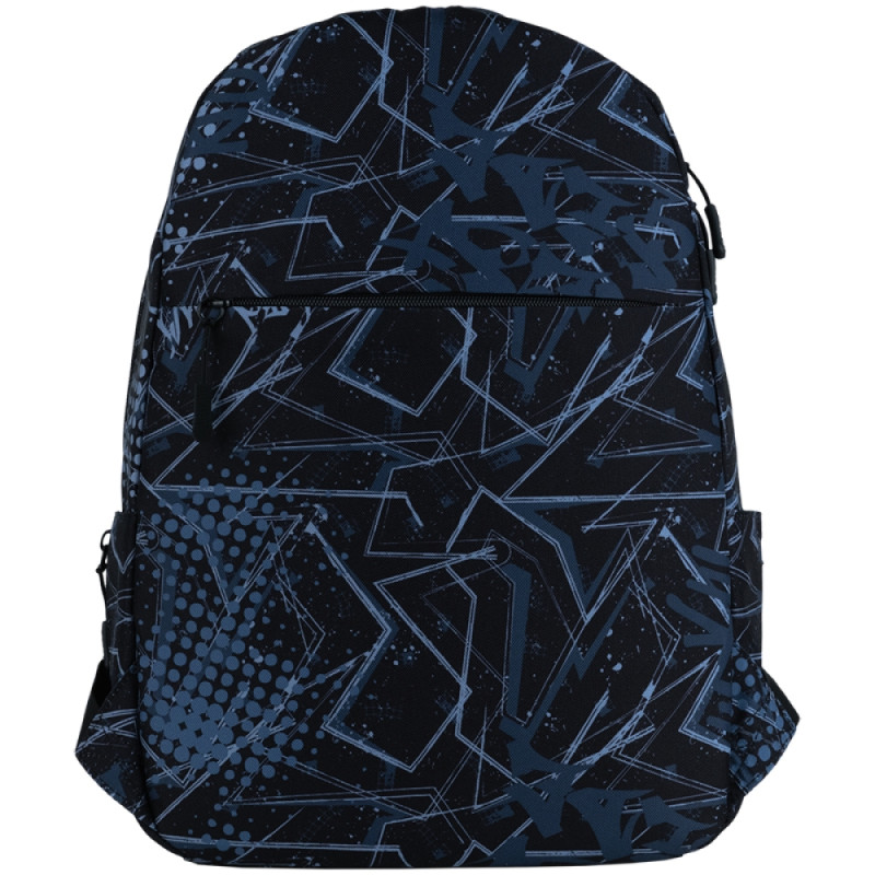 Black GoPack Teens Backpack with Laptop Sleeve & Secret Pocket