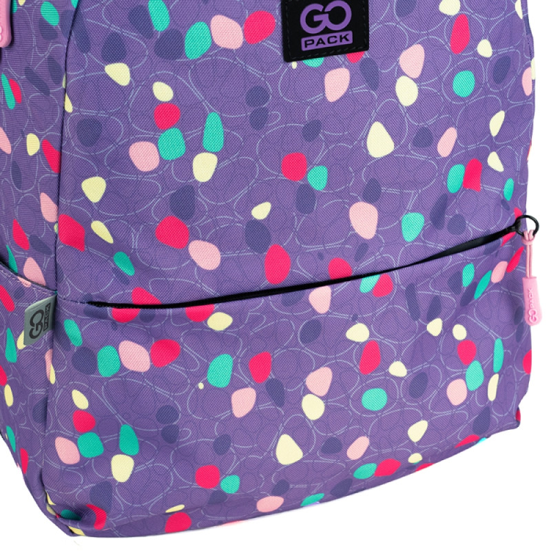 Pink GoPack Teens Backpack with Laptop & Secret Pocket