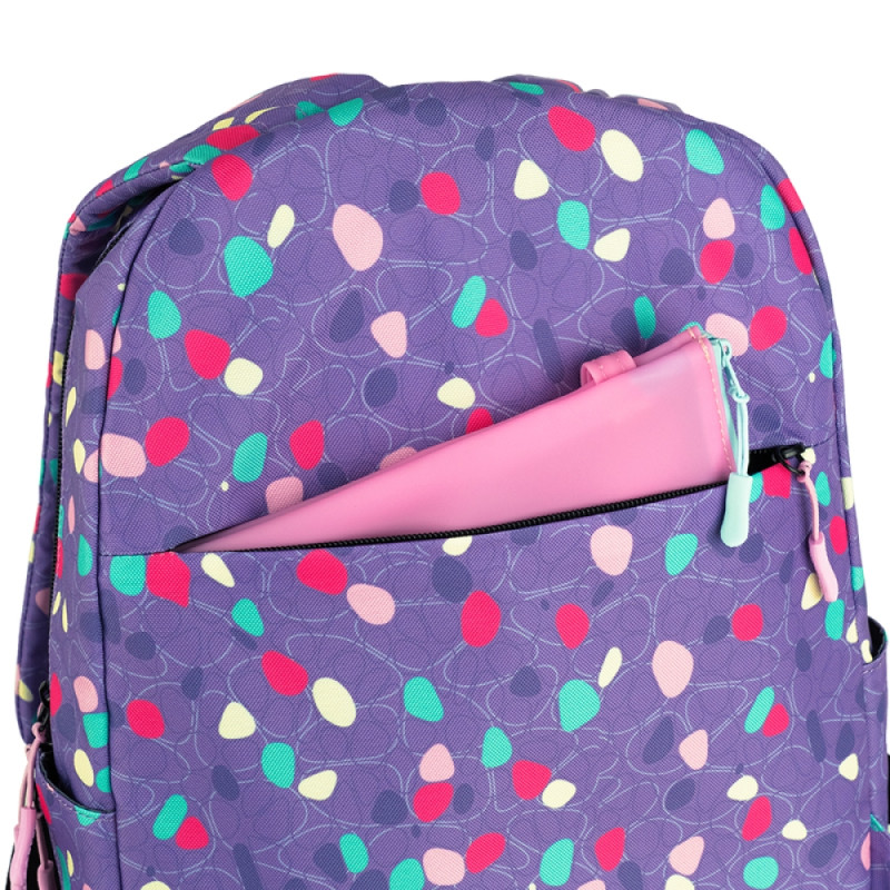 Pink GoPack Teens Backpack with Laptop & Secret Pocket