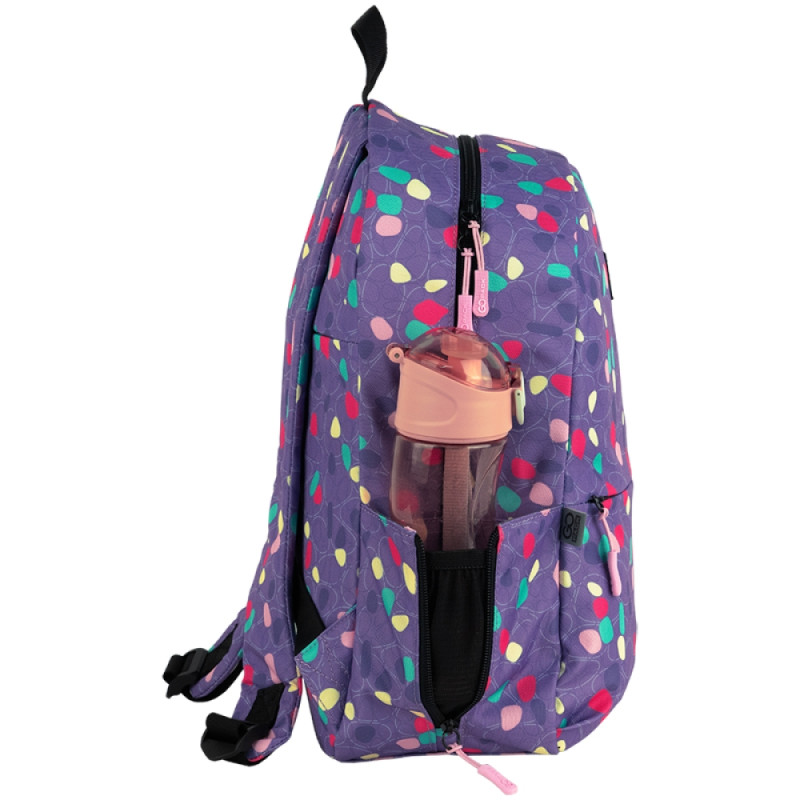 Pink GoPack Teens Backpack with Laptop & Secret Pocket