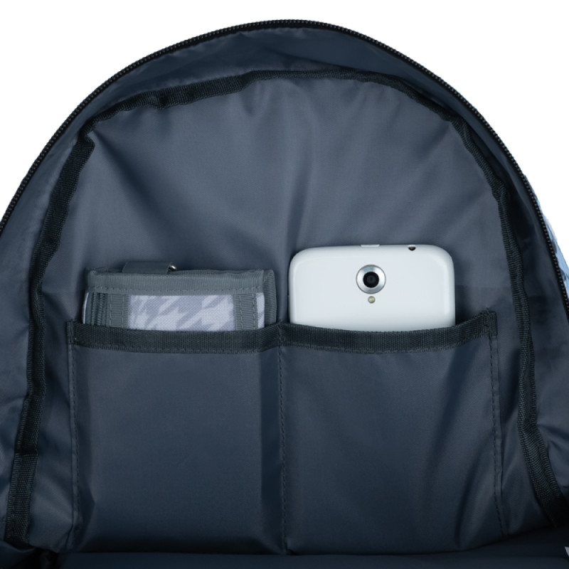 Blue GoPack Teens Backpack with Laptop Sleeve & Hidden Pocket