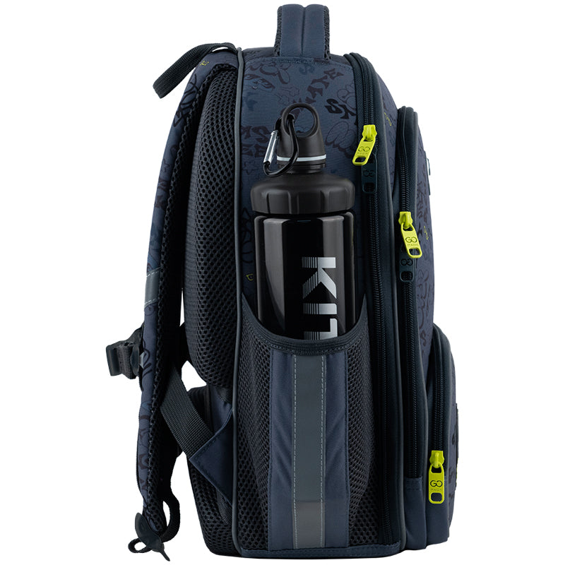 GoPack Super Skater Hard Shell School Backpack for Grades 1-4, Tablet Pocket