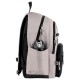 GoPack Beige Teen Backpack – Laptop, 3 Front Pockets, for Heights 145-175 cm