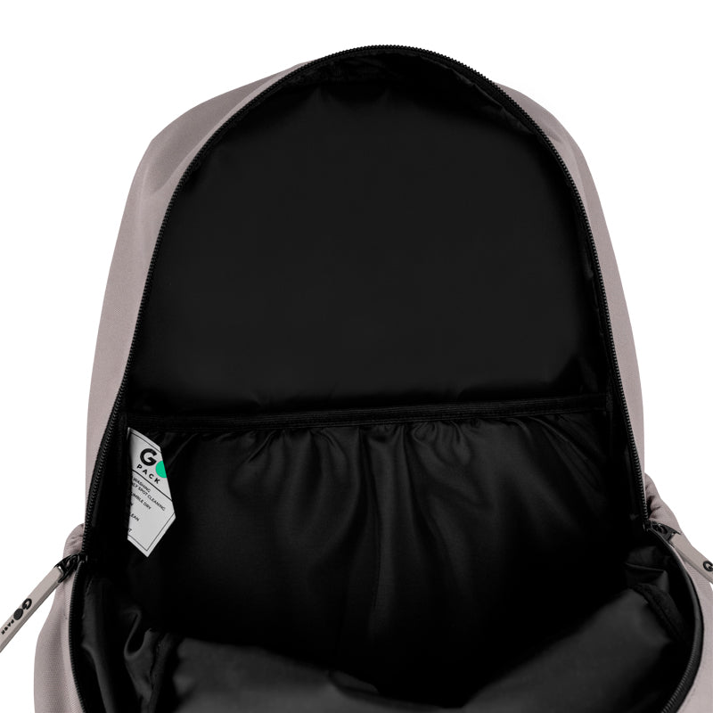 GoPack Beige Teen Backpack – Laptop, 3 Front Pockets, for Heights 145-175 cm