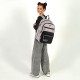 GoPack Beige Teen Backpack – Laptop, 3 Front Pockets, for Heights 145-175 cm
