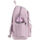 GoPack Powder Pink Teen Backpack – Laptop Pocket, for Heights 145 cm and Above