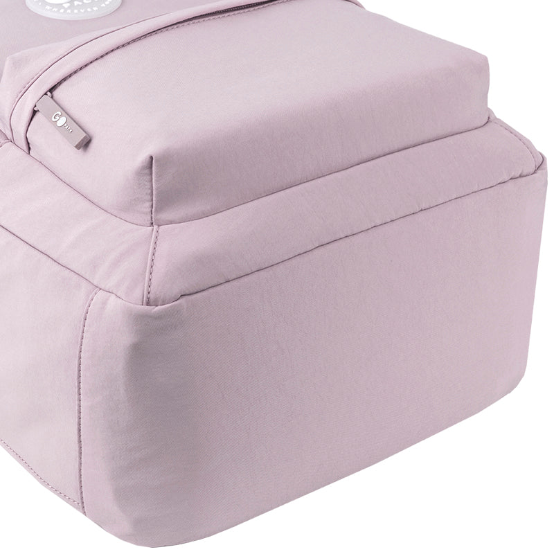 GoPack Powder Pink Teen Backpack – Laptop Pocket, for Heights 145 cm and Above