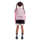 GoPack Powder Pink Teen Backpack – Laptop Pocket, for Heights 145 cm and Above
