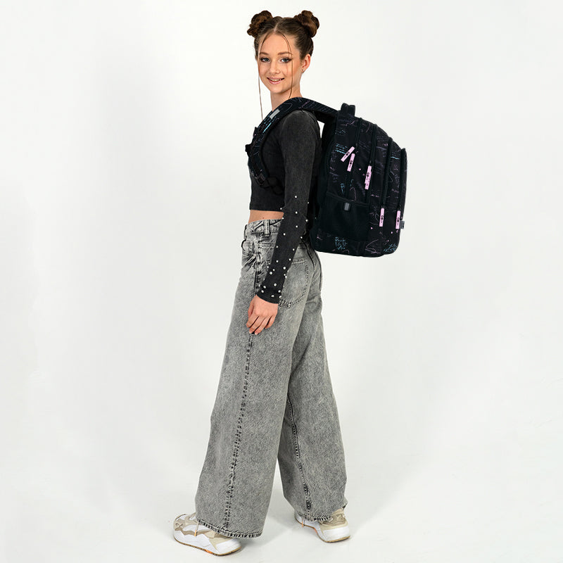 GoPack Everyday 19L Teen Backpack – Laptop, 3 Compartments, Heights 145-175 cm