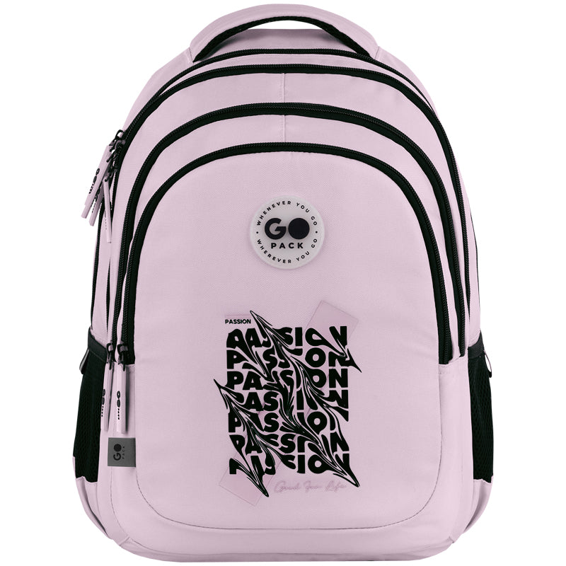 GoPack Pink 19L Ergonomic Backpack – Laptop, Chest Strap, Heights 145-175 cm