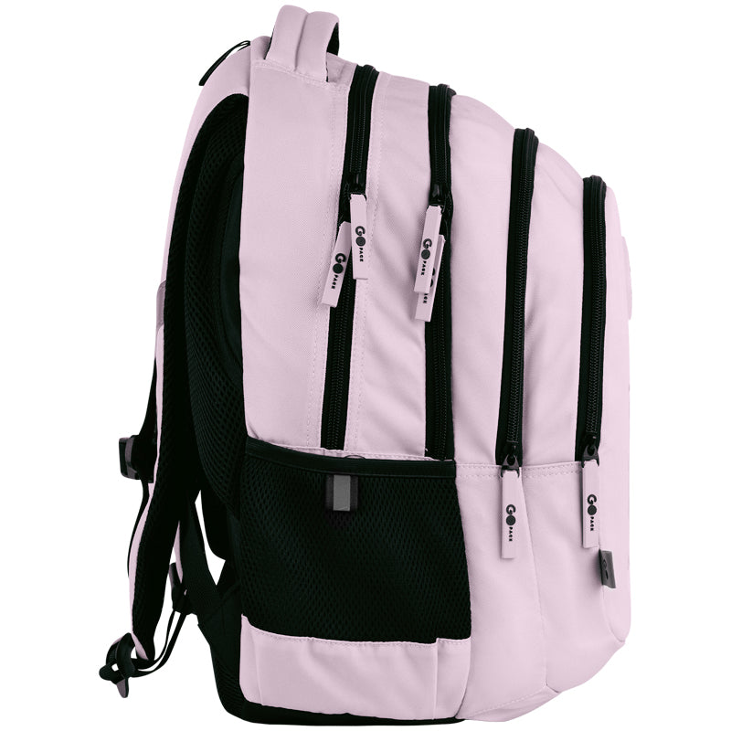 GoPack Pink 19L Ergonomic Backpack – Laptop, Chest Strap, Heights 145-175 cm