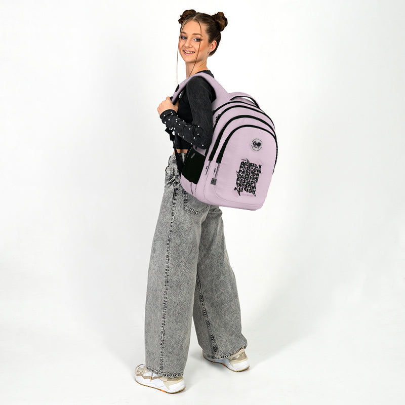 GoPack Pink 19L Ergonomic Backpack – Laptop, Chest Strap, Heights 145-175 cm