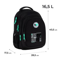 GoPack Black 16.5L Ergonomic Backpack