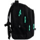 GoPack Black 16.5L Teen Backpack for Grades 4-7, Heights 130-145 cm