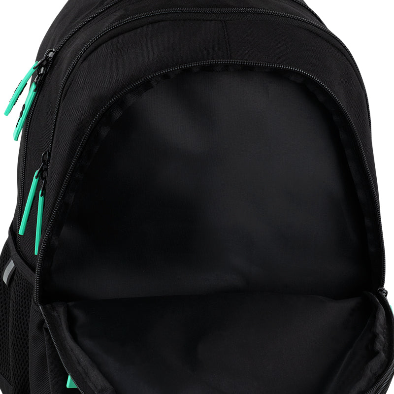 GoPack Black 16.5L Teen Backpack for Grades 4-7, Heights 130-145 cm