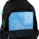 GoPack Black 16.5L Teen Backpack for Grades 4-7, Heights 130-145 cm