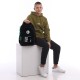 GoPack Black 16.5L Teen Backpack for Grades 4-7, Heights 130-145 cm